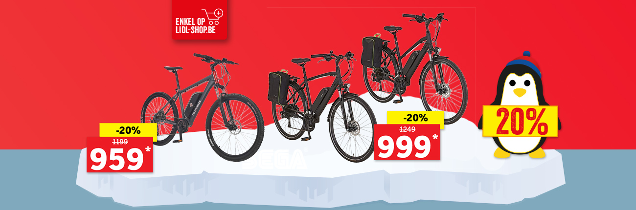 -20% op elektrische fietsen!