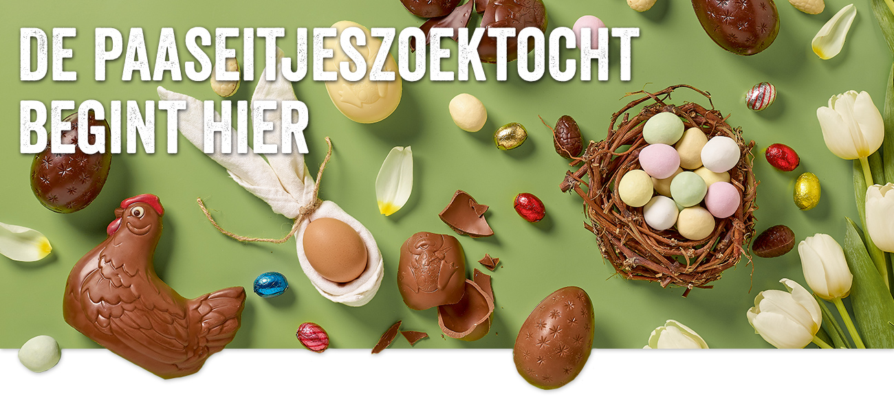 Favorina paaseieren en paasfiguren