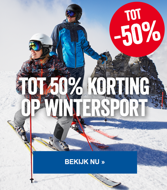 Tot 50% korting op wintersport 