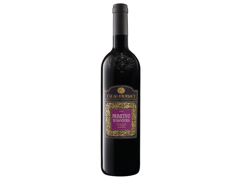 Ca' dè Monaci, Primitivo di Manduria DOC, 2016 