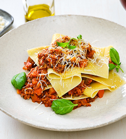 Open lasagne al ragù