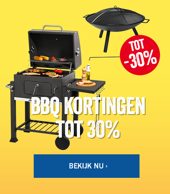 BBQ kortingen tot -30%