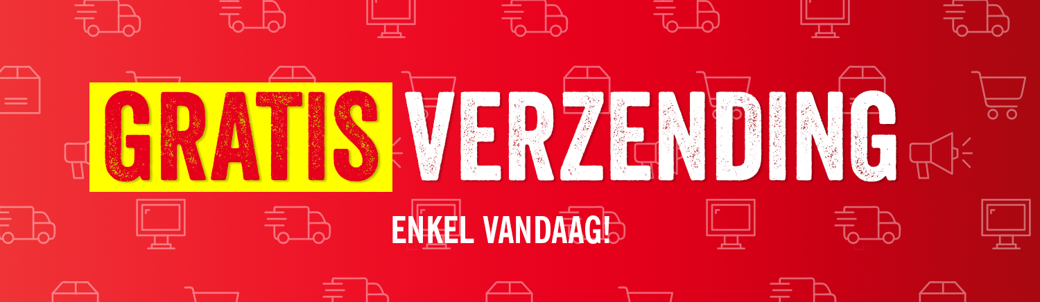 Enkel vandaag: gratis verzending