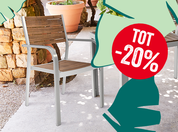 Tot -20% op tuinstoelen 