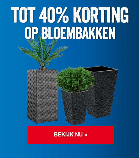 Promo op bloembakken