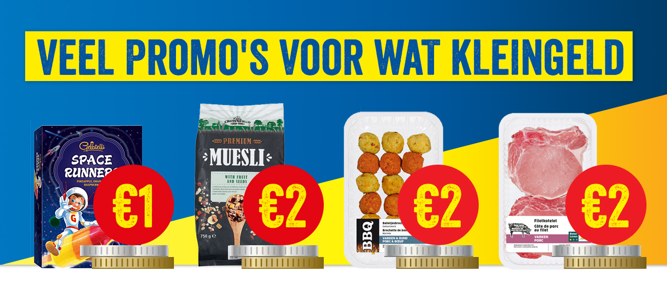 Lidl deals, veel promo's voor wat kleingeld 