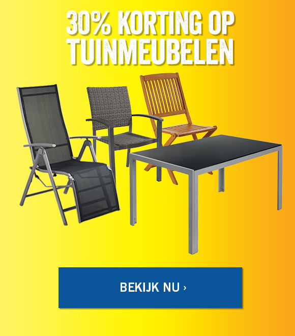 -30% op alle tuinmeubelen