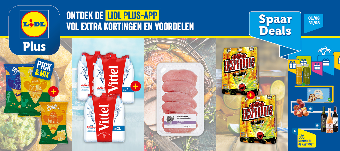 Ontdek de Lidl Plus kortingen van deze week