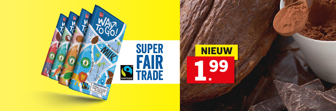 Way to go fairtrade chocolade