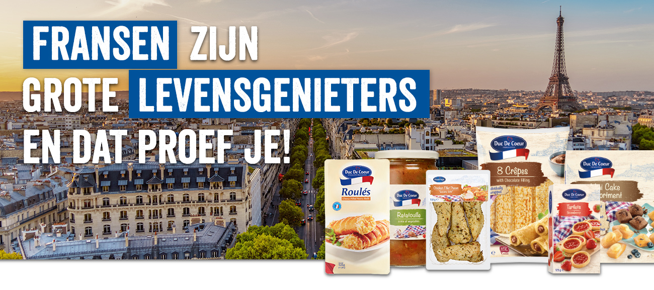 Fransen zijn grote levensgenieters en dat proef je!