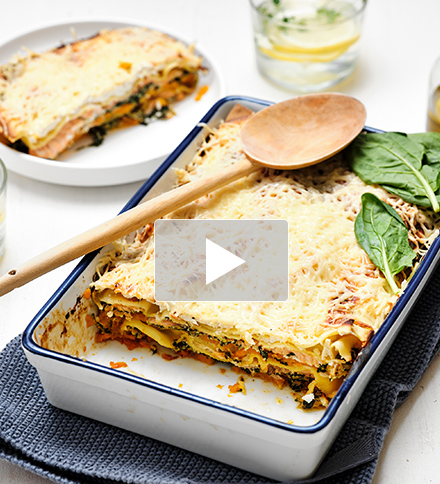 Lasagne met zalm 