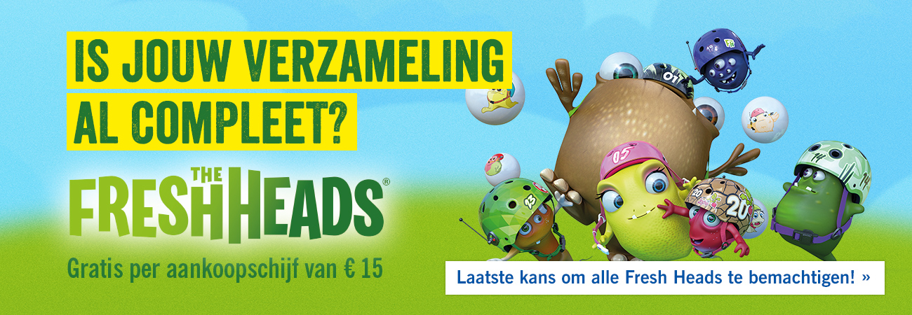 Einde spaaractie: Fresh Heads 