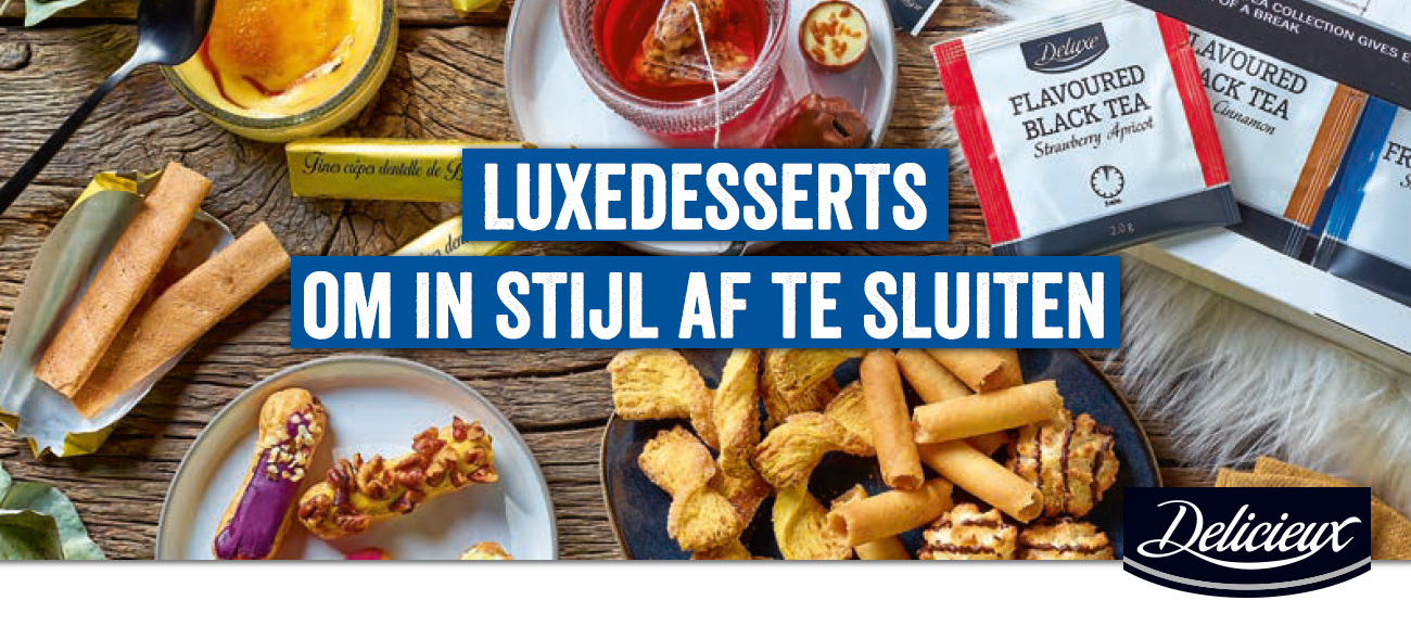 Luxedesserts om in stijl af te sluiten 