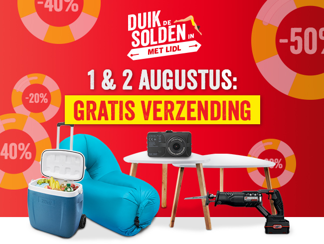 Ontdek snel alle solden mét gratis verzending