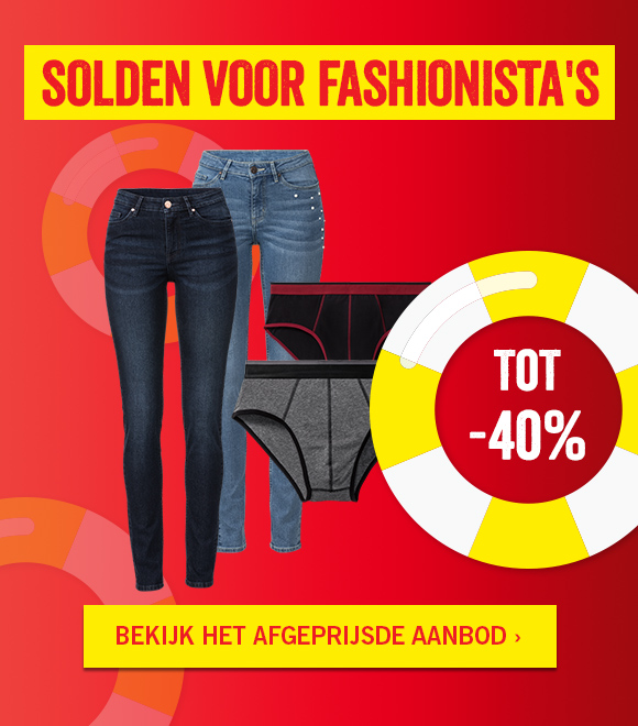 Tot -40% op mode