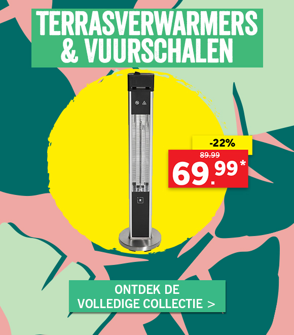 Terrasverwarmers en meer
