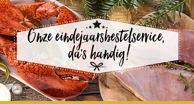 Onze eindejaarsbestelservice, da's handig! 