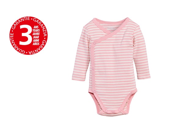 LUPILU® Set van 5 wikkelbody's met lange mouwen voor baby's