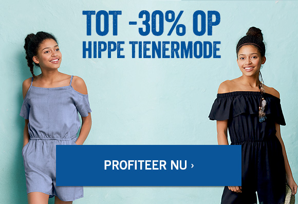 Tot -30% op hippe tienermode