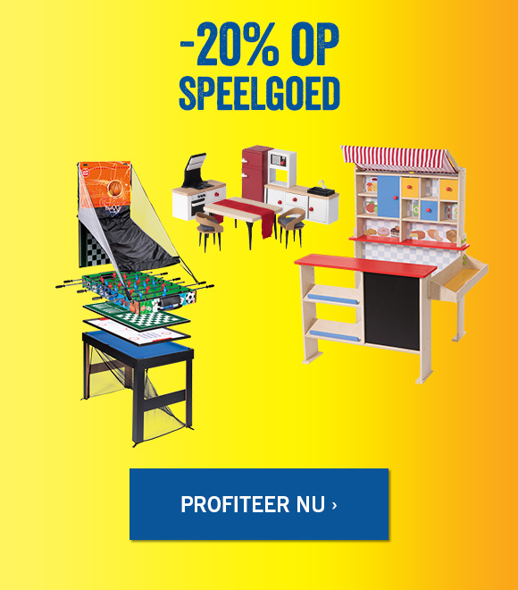 speelgoed aan 20%