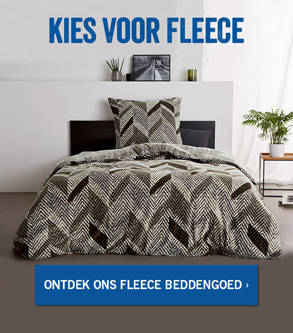 Bestel dit weekend fleece beddengoed zonder verzendkosten