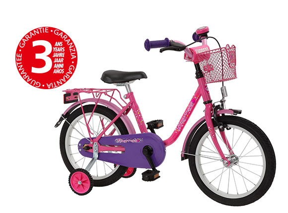 Kinderfiets met afneembare steunwieltjes