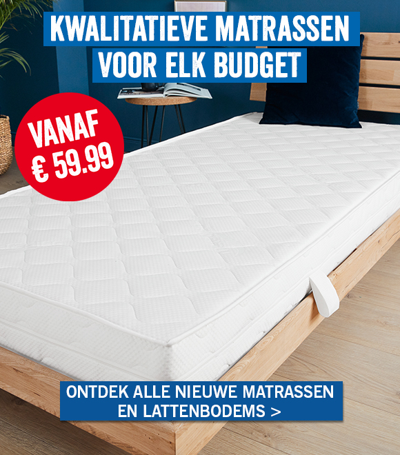 Matrassen en lattenbodems, beddengoed en pyjama's