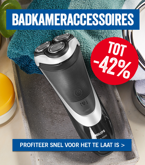 Tot 42% korting op badkameraccessoires