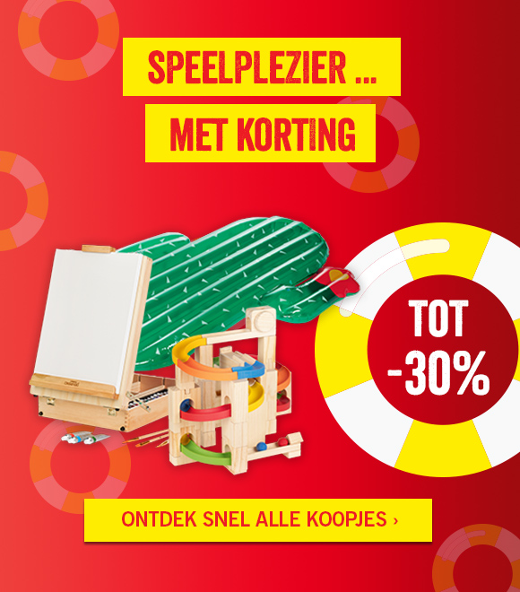 Speelgoedartikelen met korting