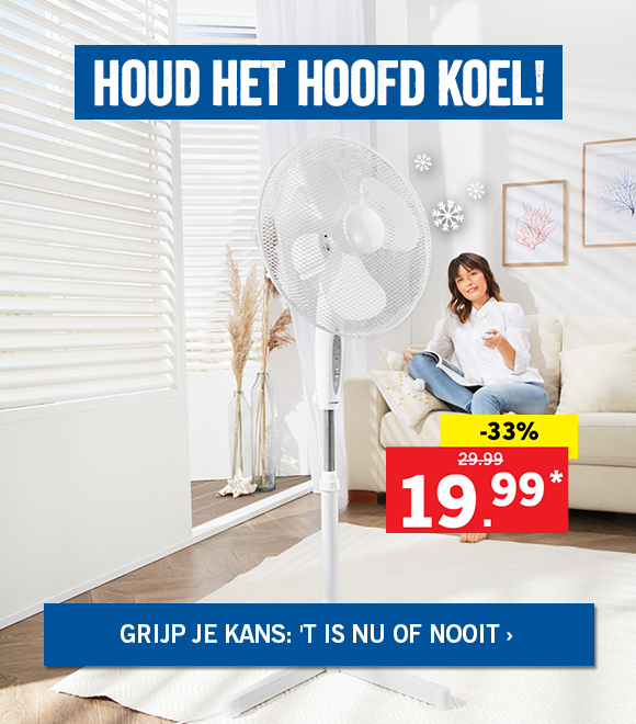 Houd het hoofd koel! 