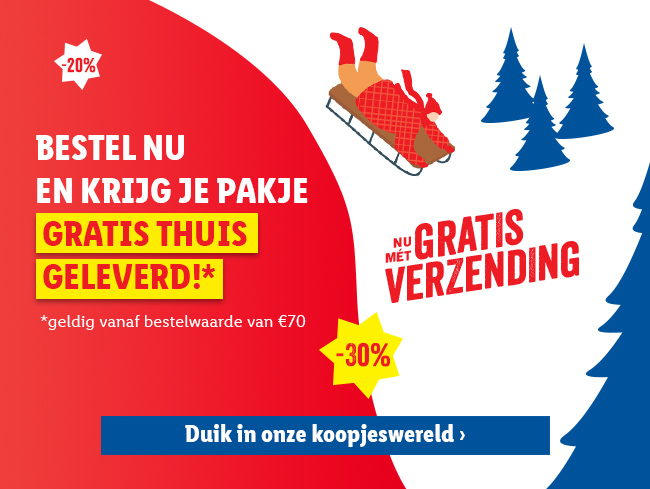 Bestel nu en krijg je pakje gratis thuis geleverd!