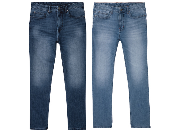 Slim fit jeans van een katoenmix