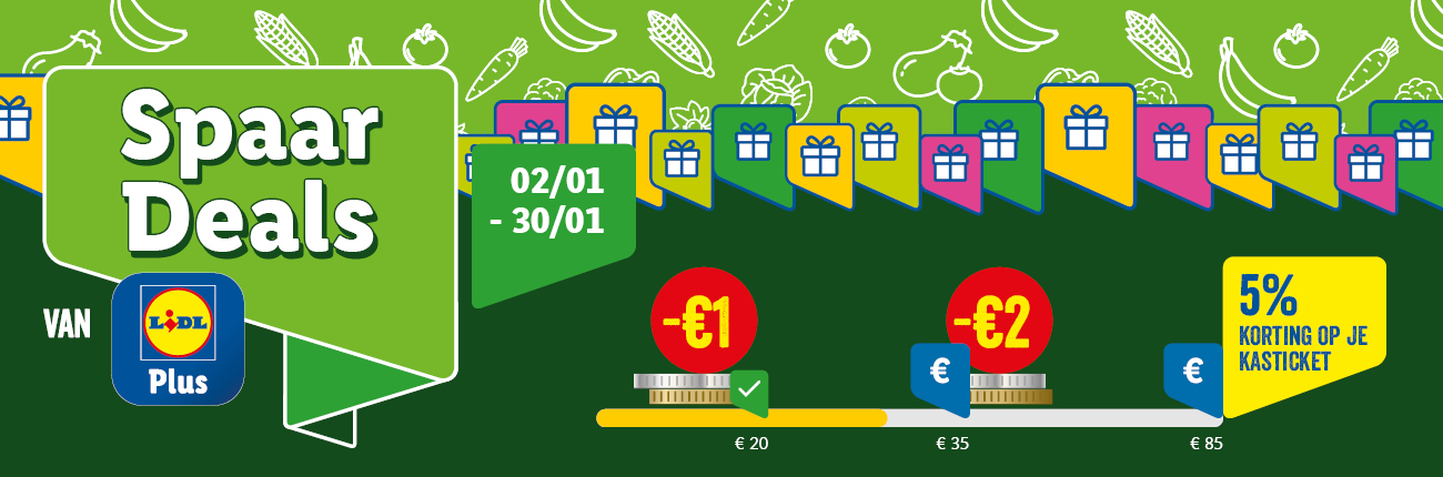 Spaardeals Lidl Plus app