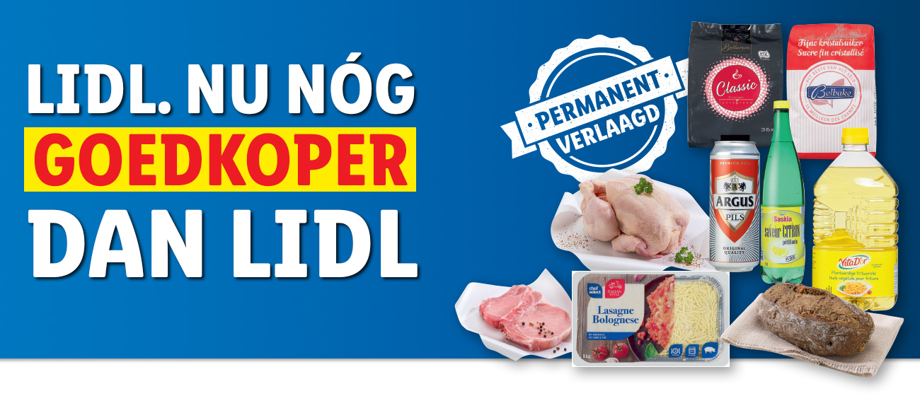 Permanent goedkopere producten 