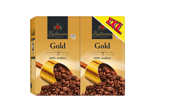 Gemalen koffie gold