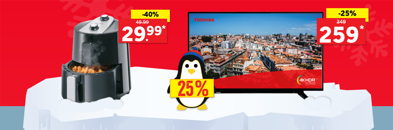 Knalkortingen tot -40% op multimedia, keukenelektro en zoveel meer