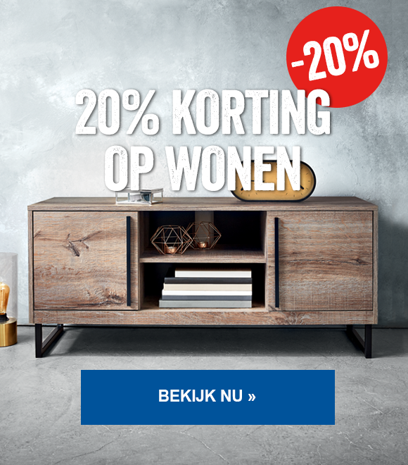 20% korting op verschillende meubels