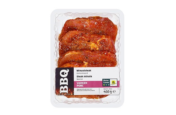 Gemarineerde minutensteaks