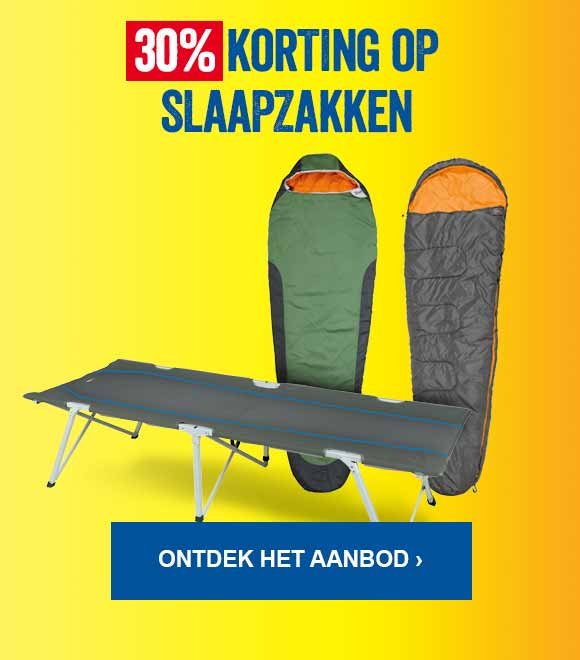 Tuindeals: -30% op slaapzakken