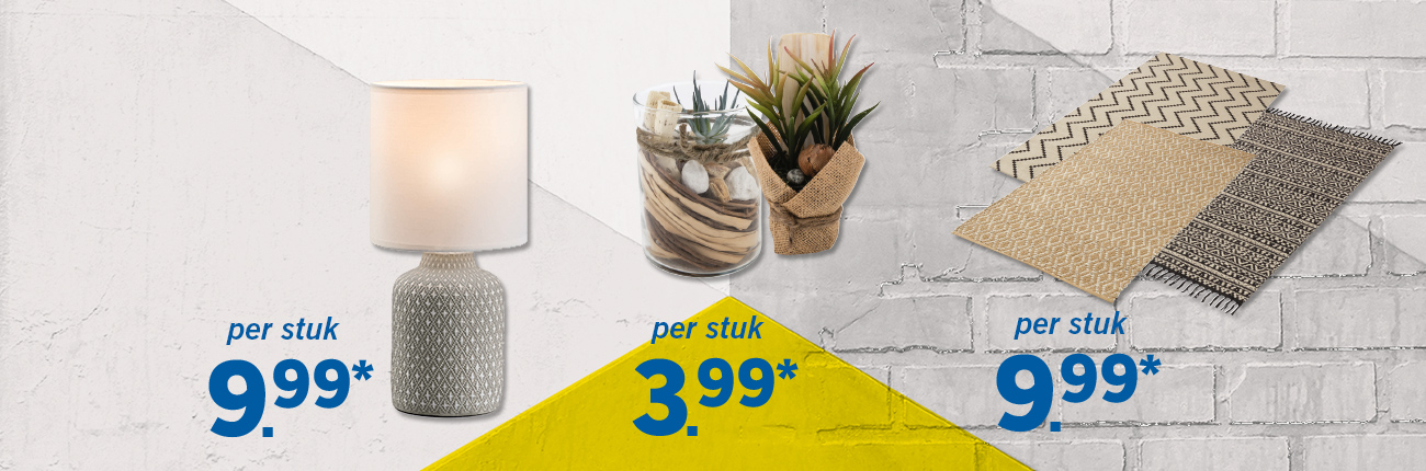 Ontdek ons assortiment: wonen