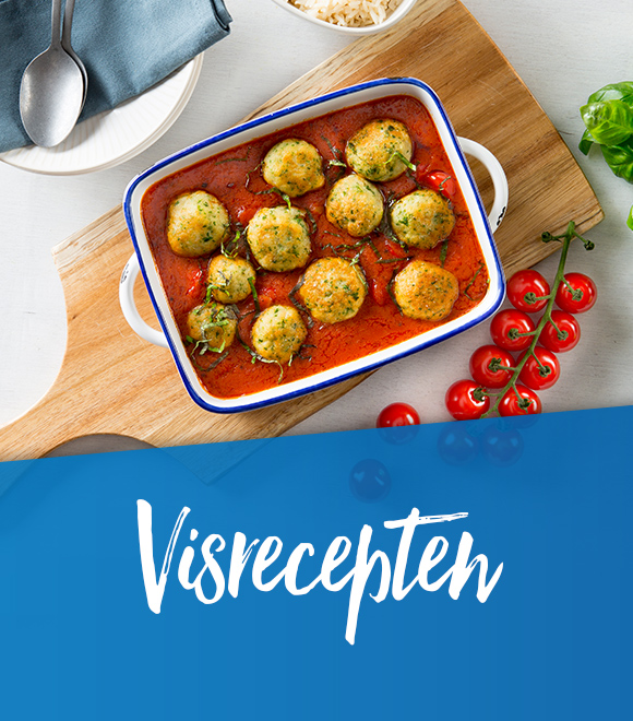 Visballetjes in tomatensaus