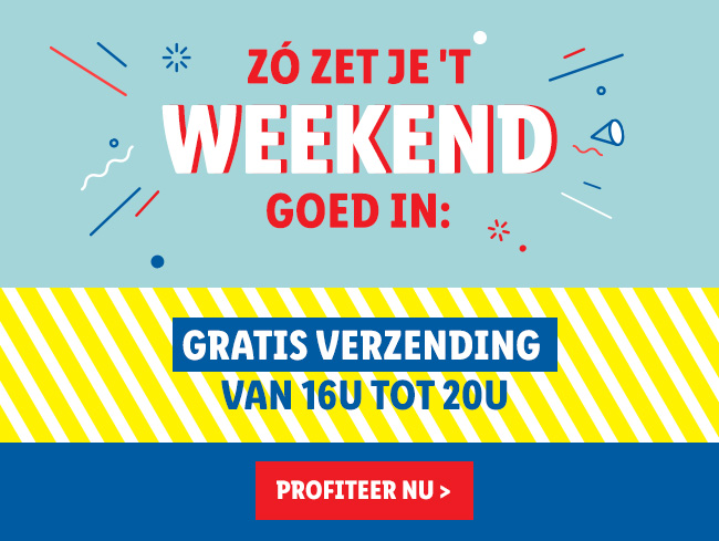 Gratis verzending 