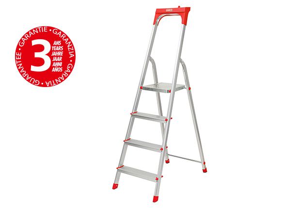 Aluminium huishoudladder met stahoogte van 83 cm