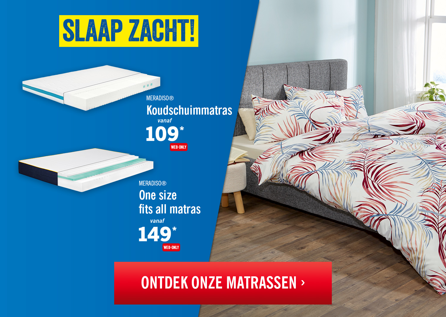 Ontdek lattenbodems en matrassen