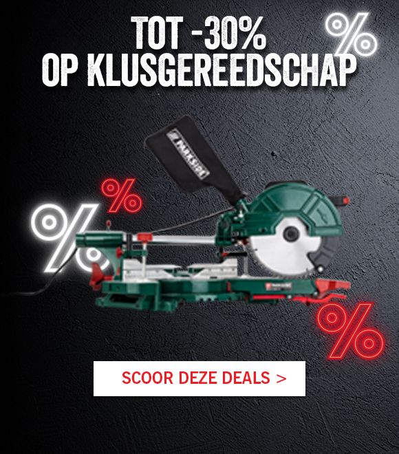 Werkgereedschap met korting