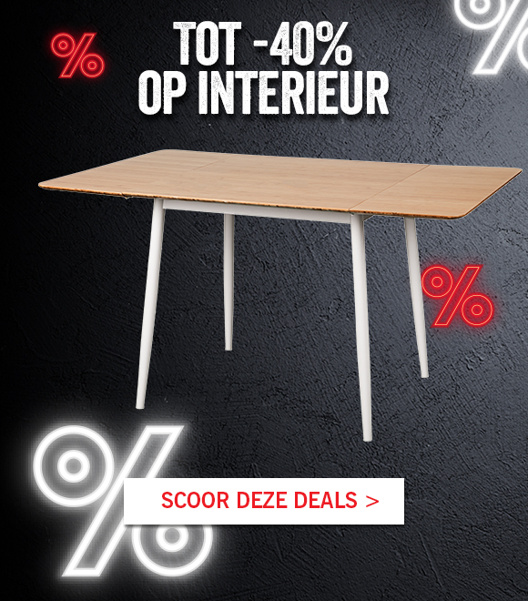 Interieurartikelen met korting