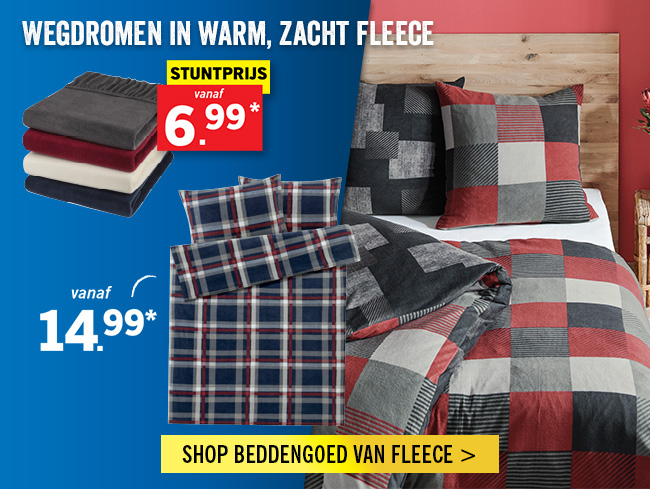 Fleece beddengoed