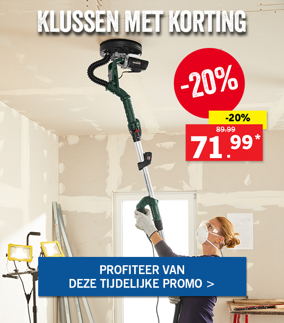 -20% op werkgereedschap