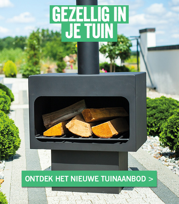 Tuingereedschap, bloembakken en tuinfeestartikelen