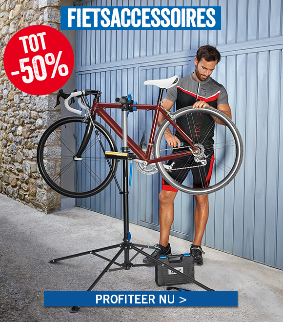 Tot -50% op fietsaccessoires
